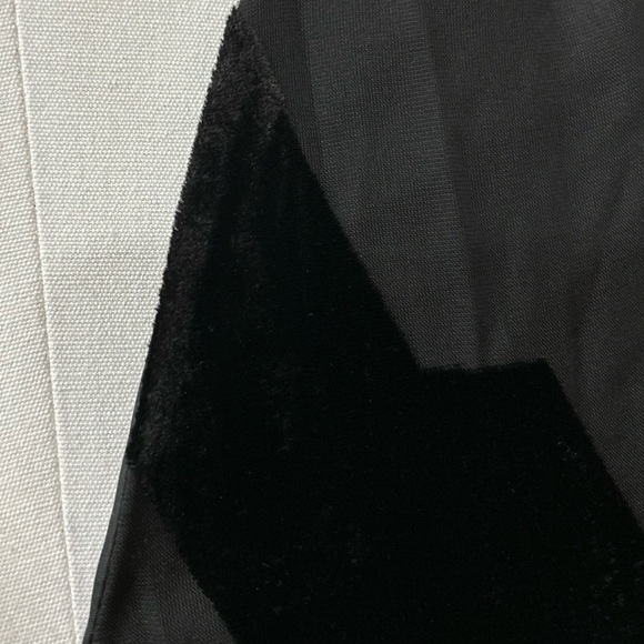 NWT Banana Republic Black/Charcoal Geometric Print Dress - Picture 4 of 8